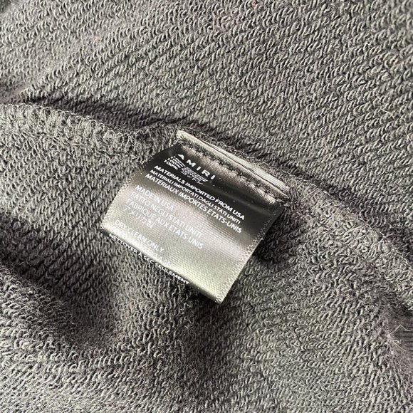 100% Auth NWT Amiri Black Coffee Graphic Print Crew Neck Sweatshirt Oversized M - Picture 7 of 11